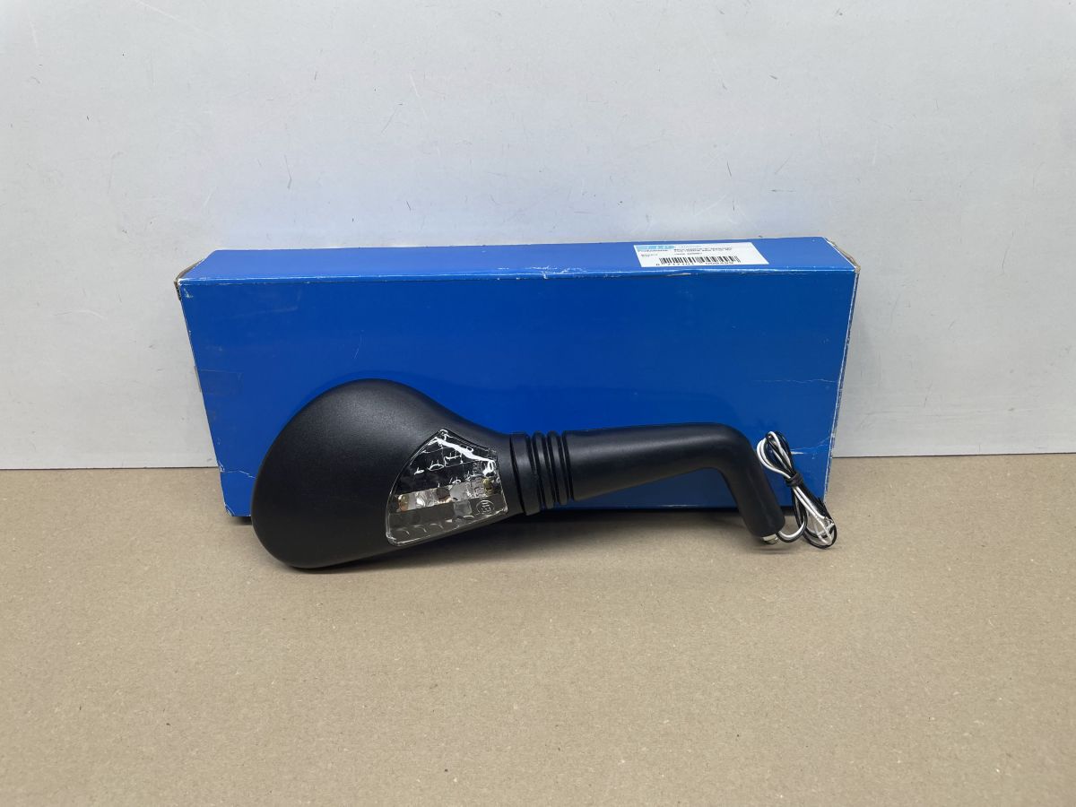 Rückspiegel mit LED Blinker rechts  - Yamaha MBK mirror with turn signal (118-17)