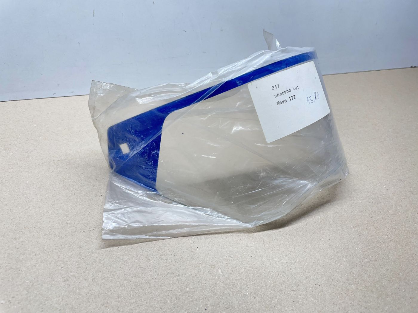 Nava 3 Helmvisier Blau Schutzvisier Helm NOS NEU Mofa Moped Roller  (106)