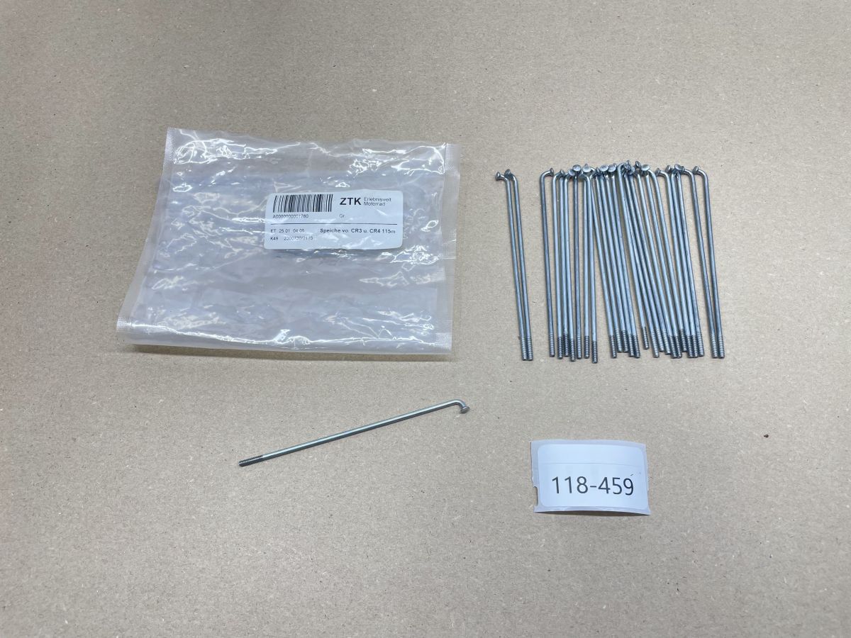 LEM CR3 CR4 - 27x ORIGINAL Vorderradspeiche Felge Reifen front wheel spokes (118-19)