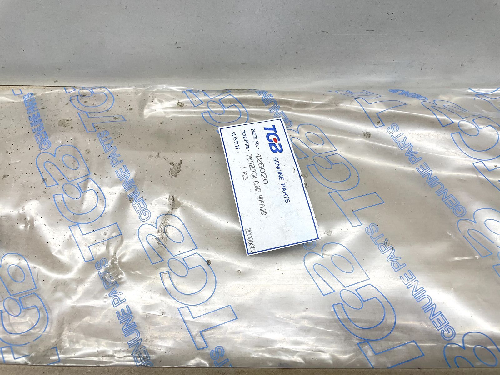 Pegasus Corona Skiper 125 - ORIGINAL Auspuffblende Hitzeschild NEU (40-25)