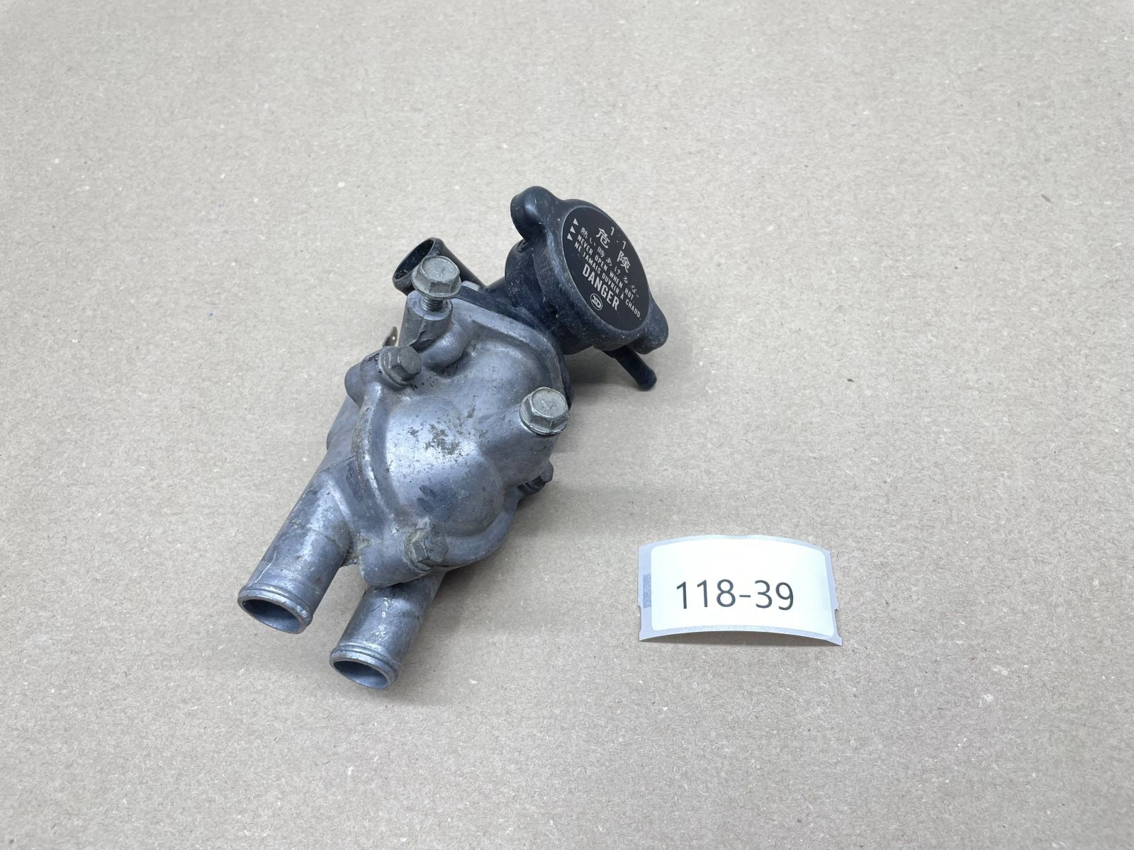 Kawasaki GPZ 500 S EX500A - ORIGINAL Thermostatgehäuse + Kühlerthermostat (118-25)