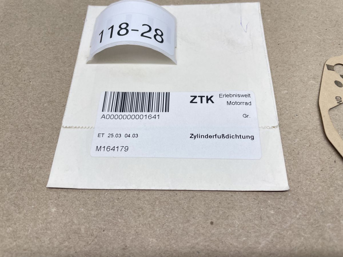 Franco Morini ​G304 Motor - Zylinderfußdichtung LEM LX4 cylinder base gasket (118-20)