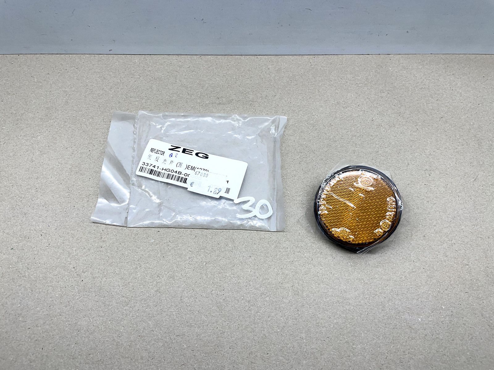 Pegasus P50, S50 GP LX ORIGINAL Reflektor für Schutzblech Kotflügel NEU (40-19)