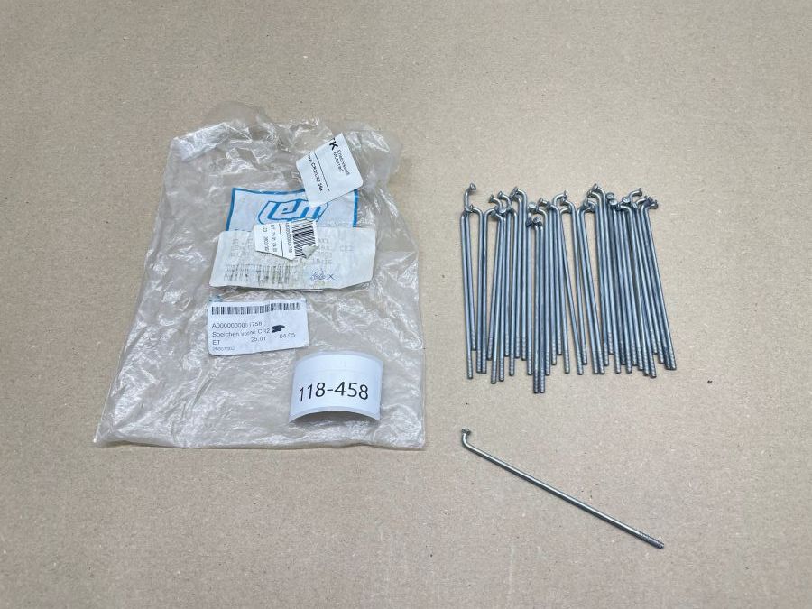 LEM CR2 LX2 - 36x ORIGINAL Vorderradspeiche Felge Reifen front wheel spokes (118-19)
