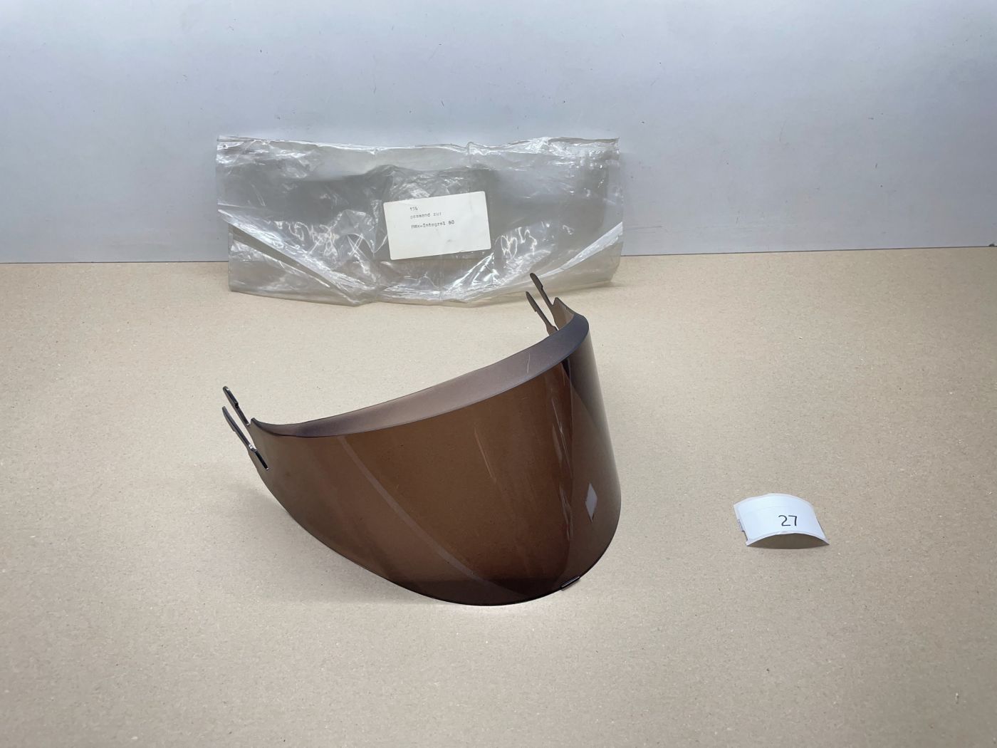 Max Integral 80 Helmvisier getönt Schutzvisier Helm NOS NEU helmet vintage (106)