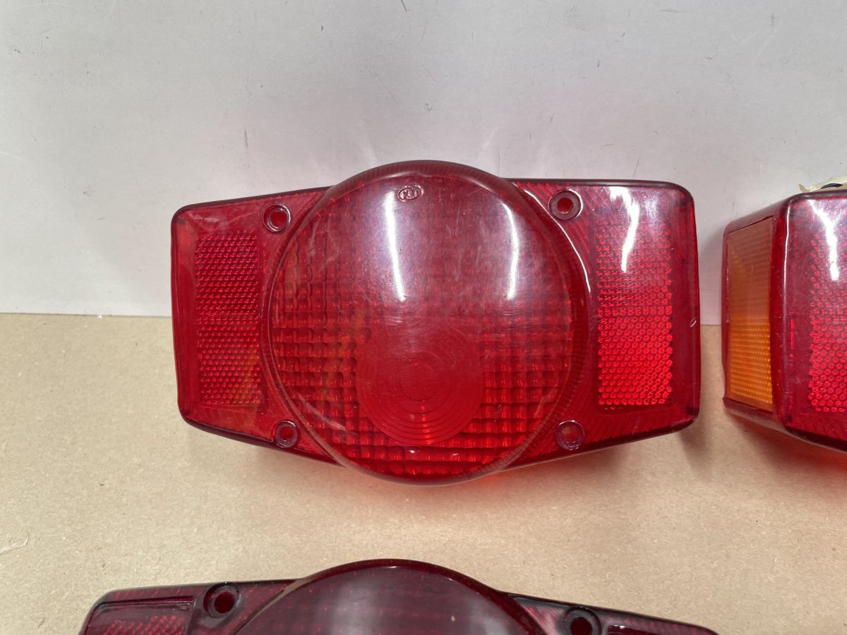 4x Rücklichtglas taillight lens - Honda CB 200 350 400 450 500 550 750  (118-14)