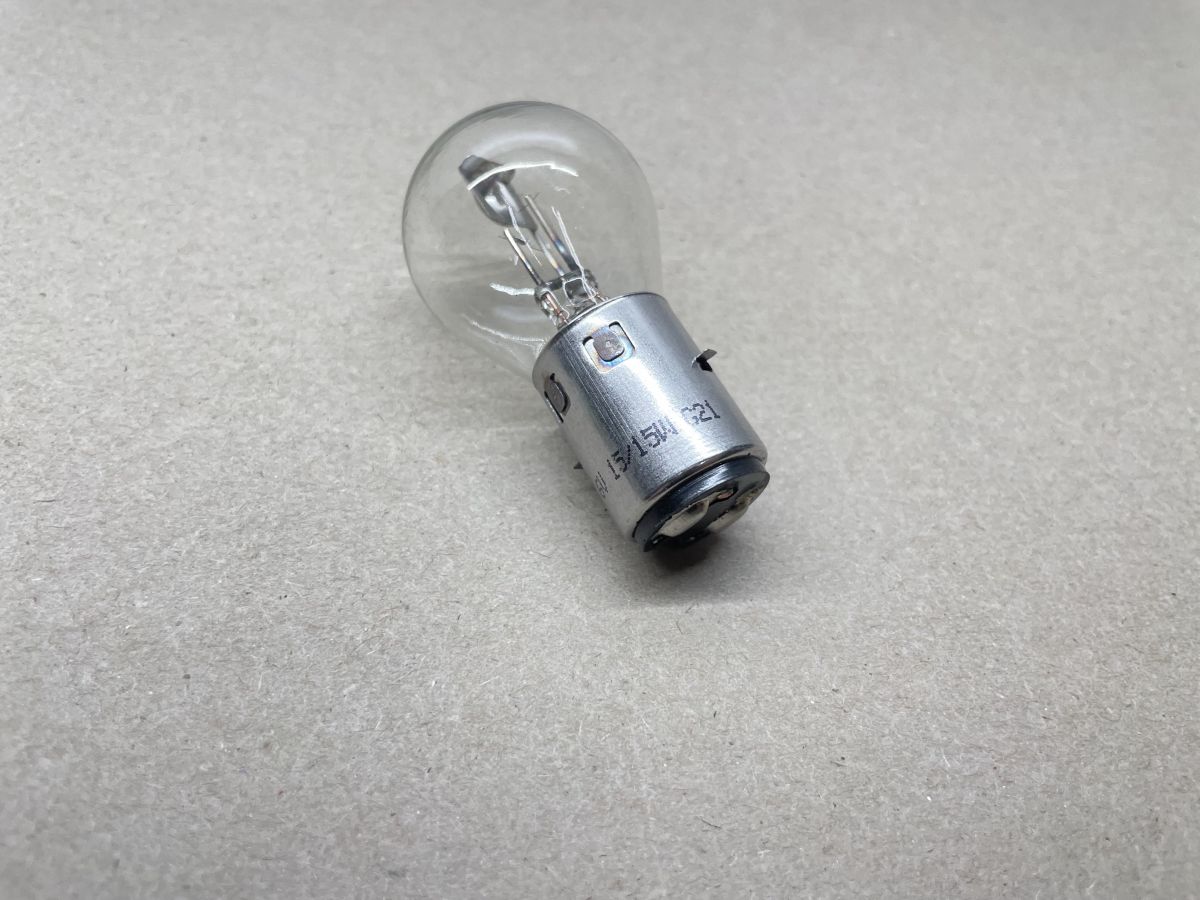 1x Spahn Glühlampe 6V 15/15W BA20d Glühbirne KTM Hercules DKW Simson (94-460)