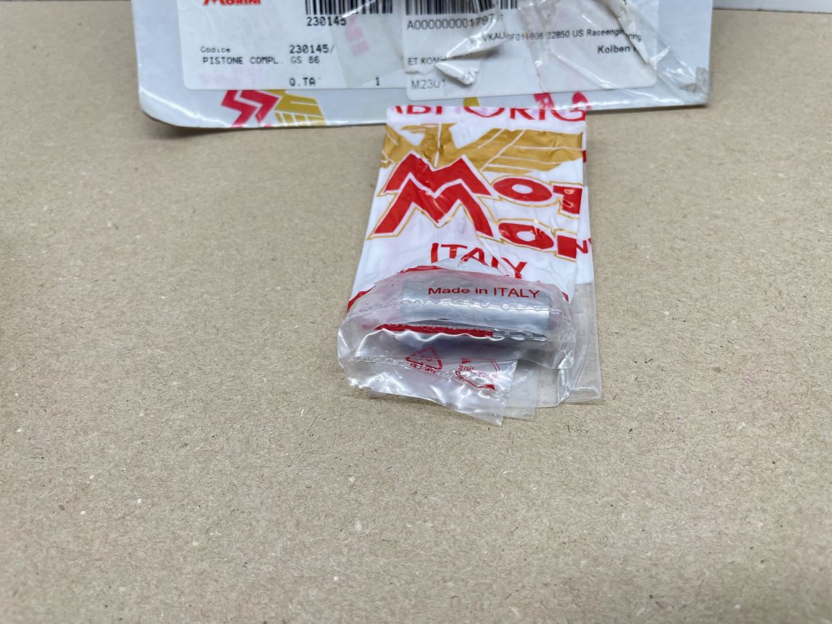 Franco Morini T4 Motor ?  A Kolben NOS M230145 LEM Malaguti piston (118-19)