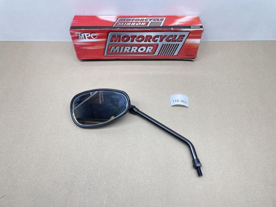 P&W Rückspiegel Naked Bike Schwarz 10mm (Linksgewinde) Suzuki Honda Yamaha (118-19)