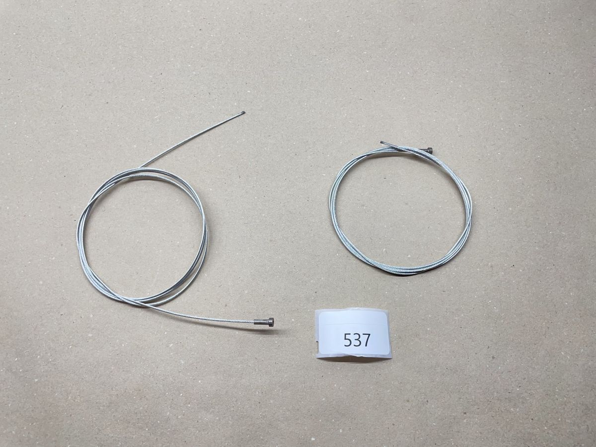 2x Innenzug 1600x1,5mm Nippel B 6x13mm Bremszug Kupplungszug Moped KTM (94-537)