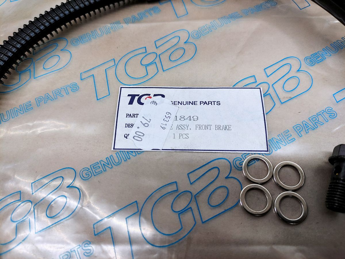 Pegasus SKY Express TGB Delivery Bremsleitung Bremsschlauch front brake (40-14)