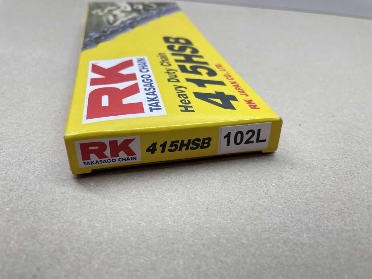 RK Kette 415HSB verstärkt 102 Glieder mit Schloss Motorrad Antriebskette (94-27)