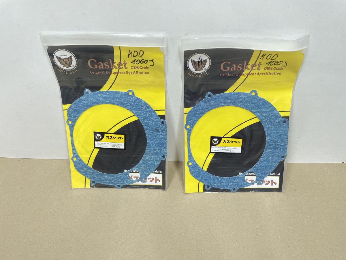 2x Kawasaki GPZ, Z, ZN 1000 - Kupplungsdeckeldichtung clutch cover gasket (118-15)