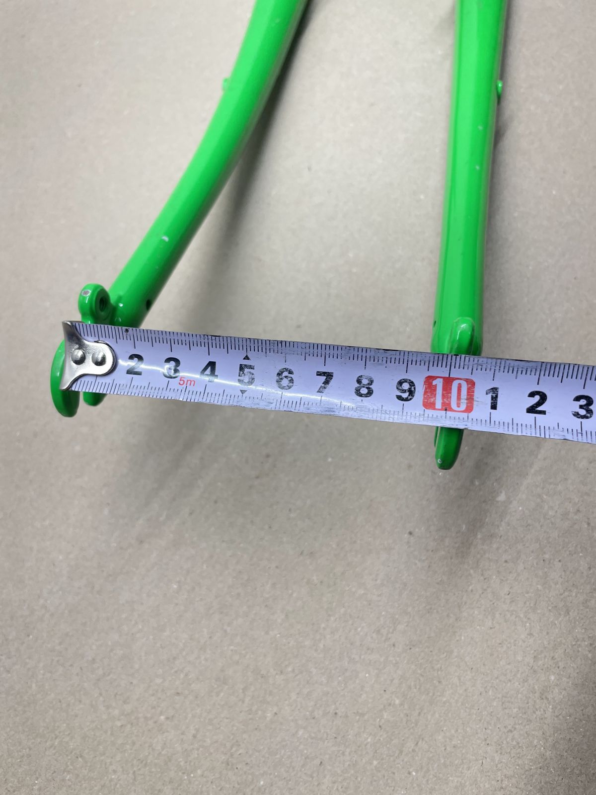 26"  MTB Starrgabel 1" CROWNLESS ALL CR.MO  Grün  Schaftlänge 215mm  (GB3)