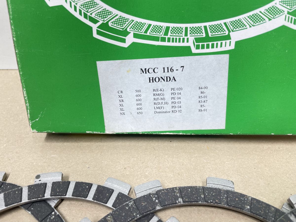 TRW MCC116-7 Kupplungslamellen Clutch disc set - HONDA XL600 NX650 CR500 (118-12)