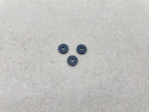 3x Gummischeibe Unterlegscheibe 9,8 x 2 NOS Mofa Moped Roller Hercules KTM ? (37-78R)