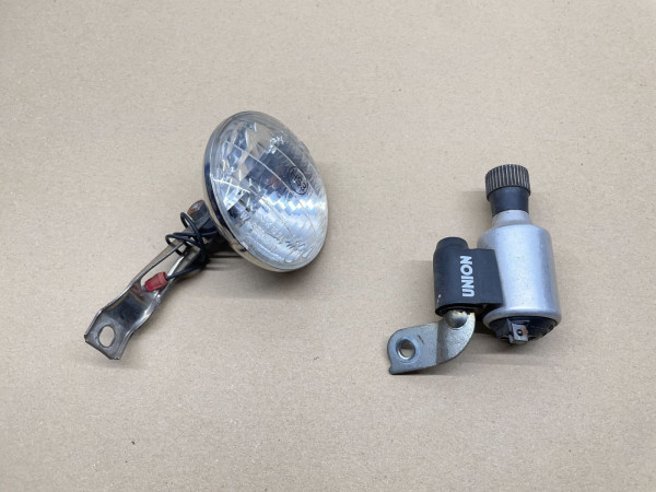 Spartamet - original Scheinwerfer + Dynamo Licht Lampe (83-22)