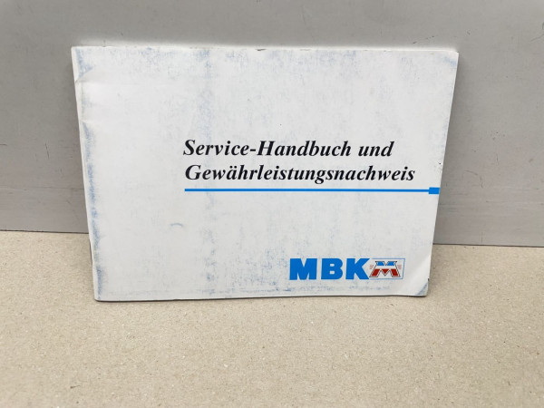 MBK XC 125 Flame Service-Handbuch Gewährleistungsnachweis NEU (39-44R)