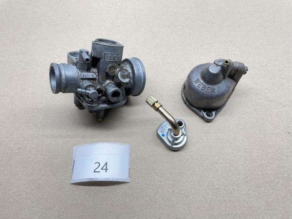 Piaggio Zip, Sfera, TPH - ORIGINAL Weber 12OM Vergaser carburetor Vespa ET2 (W8)