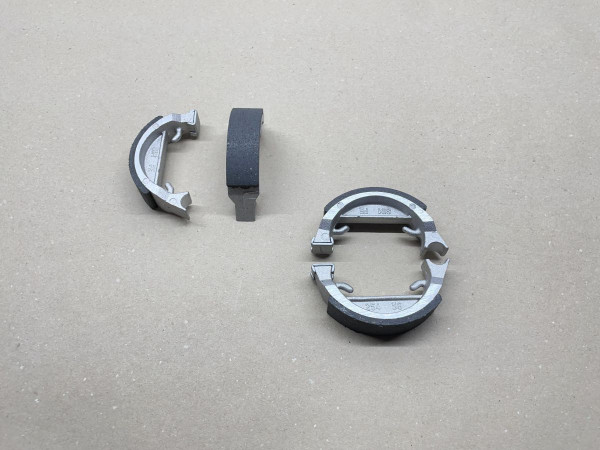 2x Bremsbacken Satz 80x19mm Bremsbeläge ohne Federn! Puch Maxi N S NEU (94-37)