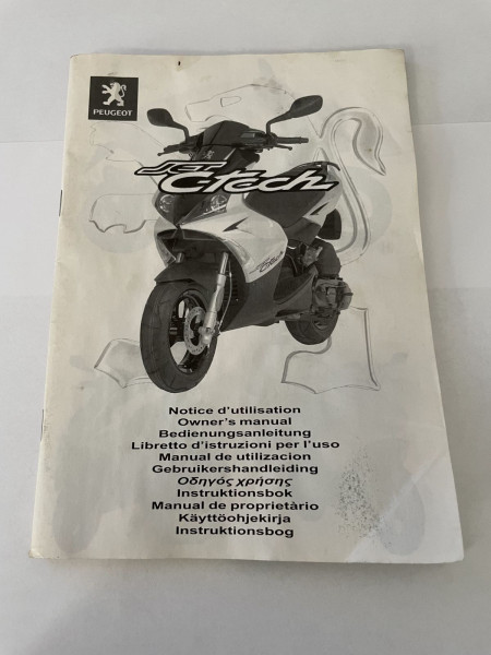 Peugeot JetForce C-Tech 50 original Bedienungsanleitung Owners Manual (80)