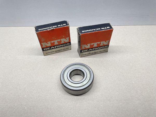 2x NTN Rillenkugellager 6305 ZC3 Innen Ø 25mm Außen Ø 62mm Breite 17mm (39-49R)