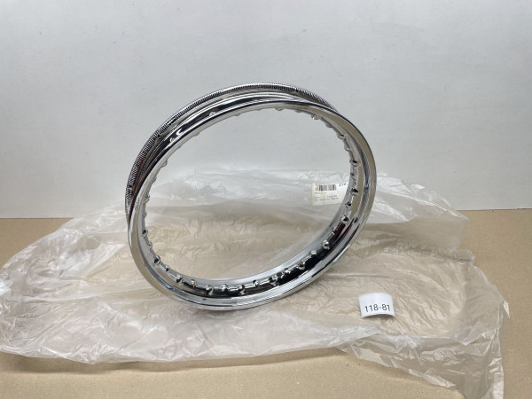 LEM LX2 - Felgenring Chrom NOS rim ring wheel cerchione (118-22)