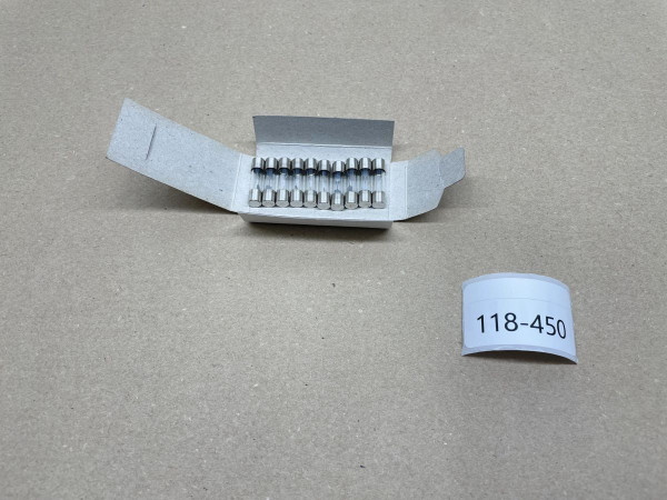 10x Feinsicherung 5A 25mm Glassicherung 5 Ampere Sicherungen fuse (118-19)