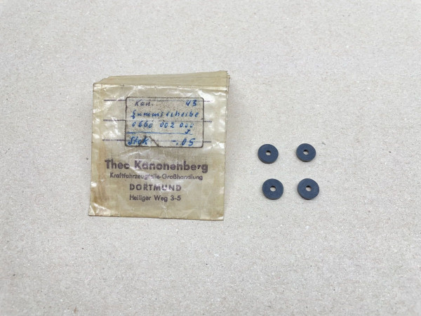 4x Gummischeibe 3x10x2mm NOS Kupplungshebel Hercules Prima GT GX Sachs 506 (39-70R)