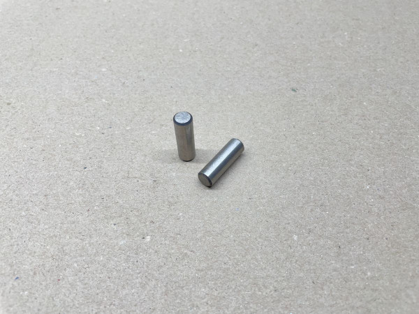 2x Zylinderstift 8 x 25,5mm NOS - Sachs 501 Motor ? Hercules KTM Mofa Moped (39-54)