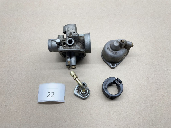 Piaggio Zip, Sfera, TPH - ORIGINAL Weber 12OM Vergaser carburetor Vespa ET2 (W8)