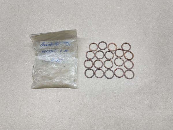 19x Kupfer Dichtring 12 x 15,4 x 1 NOS Bremse ? Peugeot Piaggio Hercules Sachs (37-78R)