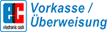 Vorkasse / Überweisung Logo